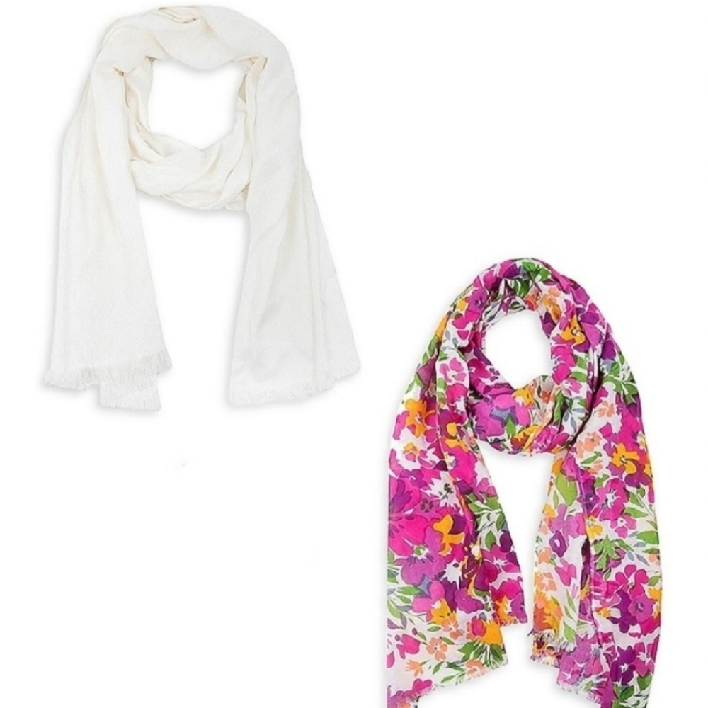 Saachi 2-Piece Assorted Scarf Set